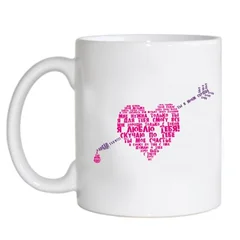 чашка 156 сердце со стрелой